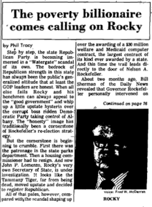 Poverty Billionaire - Village Voice (1973)